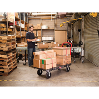 Heavy-Duty Platform Truck, 36" L x 24" W, 1000 lbs. Cap., Rubber Wheels Kelford