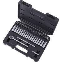 ISK-1440SM SAE/Metric Socket Set, 40 Pcs, 1/4" Drive Size, Deep Kelford