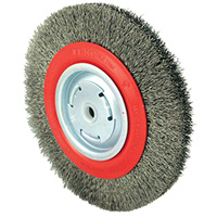 101G-2M Medium Wire Wheel, 8" Dia., 0.014" Fill, 1/2" - 2" Arbor Kelford