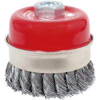CKB3201T High Performance Knot Banded Cup Brush, 3-1/2" Dia. x 5/8"-11 Arbor Kelford