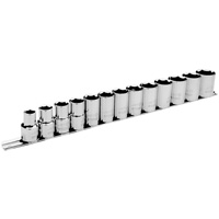Jeu de douilles m&eacute;triques, 13 Mcx, Prise de 1/2" Kelford
