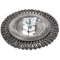 Stringer Bead Brush, 5" Dia., 0.022" Fill, 5/8"-11 Arbor, Steel Kelford