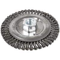 Stringer Bead Brush, 6" Dia., 0.022" Fill, 5/8"-11 Arbor, Steel Kelford