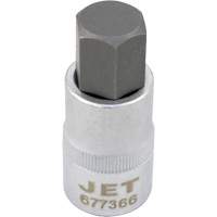 Bit Socket, Hex, 12 mm x 2" L, 1/2" Drive Kelford