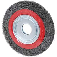 Crimped Wire Wheel, 10" Dia., 0.014" Fill, 2" Arbor Kelford