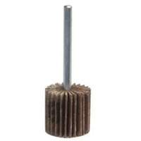 Mini Mounted Flap Wheel, Aluminum Oxide, 120 Grit, 1" x 1/2" x 1/4" Kelford