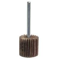 Mini Mounted Flap Wheel, Aluminum Oxide, 180 Grit, 1-1/2" x 1/2" x 1/4" Kelford