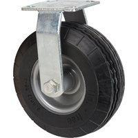 Roulettes anticrevaisons, Fixe, 8" (203,2 mm), Anticrevaison, 275 lb (125 kg) Kelford