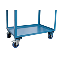 Mobile Service Cart, 2 Tiers, 24" W x 57" H x 40" D, 1200 lbs. Capacity Kelford