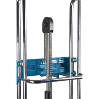 Hydraulic Platform Lift Stacker, Foot Pump Operated, 880 lbs. Capacity, 60" Max Lift MN397 | Kelford