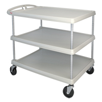 myCart Utility Cart, 3 Tiers, 26" x 36-7/8" x 36", 500 lbs. Capacity Kelford
