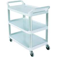 Open-Sided Shelf Cart, 3 Tiers, 40" x 37" x 20", 300 lbs. Capacity MN611 | Kelford