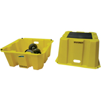 Escabeaux emboîtables industriels, 25" x 25" x Hauteur 10-1/2" Kelford