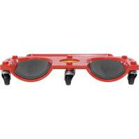 Rolling Knee Dolly, Plastic, Red, 350 lbs. Capacity Kelford