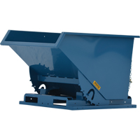 Self-Dumping Hopper, Steel, 1/2 cu.yd., Blue MN952 | Kelford