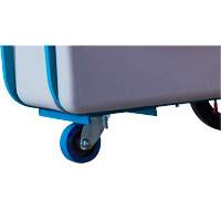 Chariot basculeur en acier, Poly&eacute;thyl&egrave;ne, 0,625 vg³, Capacit&eacute; de charge de 850 lb Kelford