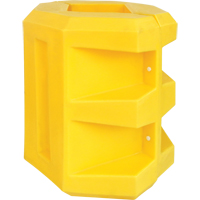 Short Column Protector, 6" x 6" Inside Opening, 24" L x 24" W x 24" H, Yellow MO040 | Kelford