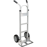 Knocked Down Hand Truck, Dual Handle, Aluminum, 50-5/8" Height, 500 lbs. Capacity Kelford