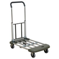 Telefolding Platform Truck, Aluminum, 330 lbs., 29-1/2" L x 17-1/2" W, 36-1/2" High Kelford