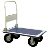 Folding Handle Platform Truck, Steel, 660 lbs., 35" L x 23" W, 43.5" High Kelford