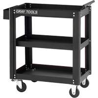 Utility Cart, 19-1/4" L x 27-1/2" W x 32-3/4" H, Grey Kelford
