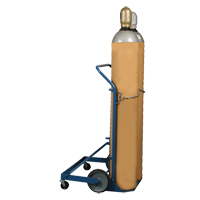Professional Double Gas Cylinder Truck CC-2, Mold-on Rubber Wheels, 16-7/8" W x 7-1/4" L Base, 500 lbs. Kelford