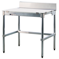 Poly-Top Workbench, 36" W x 24" D x 35-1/2" H, 2000 lbs. Capacity MO499 | Kelford