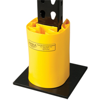 Polyethylene Rack Guard, 5" W x 6" L x 8" H, Yellow MO762 | Kelford