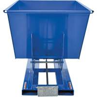 Self-Dumping Hopper, Steel, 1 cu.yd., Blue MO922 | Kelford