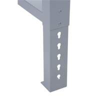 Industrial Duty Leg for Workbench, Steel, 30" D x 34" H, Single MO932 | Kelford