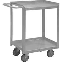 Industrial Grade Shelf Cart, 2 Tiers, 24-1/8" W x 35" H x 42" D, 1200 lbs. Capacity Kelford