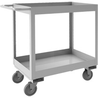 Industrial Grade Shelf Cart, 2 Tiers, 16" W x 34" H x 36-7/16" D, 600 lbs. Capacity MO994 | Kelford