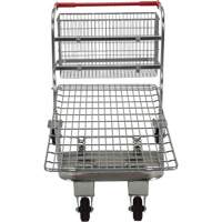 Chariot en treillis emboîtable, Acier, 28-3/4" x 37-1/16" x 59-5/8", Capacit&eacute; 275 lb Kelford