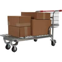 Chariot en treillis emboîtable, Acier, 28-3/4" x 37-1/16" x 59-5/8", Capacit&eacute; 275 lb Kelford