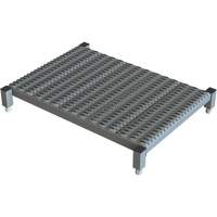 Adjustable Height One-Step Work Platform, 24" W x 36" D, 800 lbs. Capacity, All-Welded Kelford