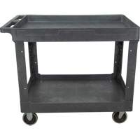 Chariot utilitaire pour l'entretien, 2 tiers, 24-5/8" x 32-1/2" x 40", Capacit&eacute; 550 lb Kelford