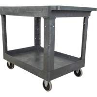 Chariot utilitaire pour l'entretien, 2 tiers, 24-5/8" x 32-1/2" x 40", Capacit&eacute; 550 lb Kelford