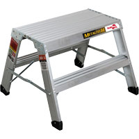 Portable Work-Stand Saw Horse, Aluminum Frame, 12-1/4" D x 24" H Kelford