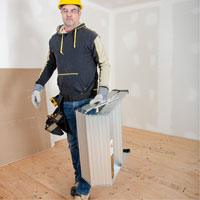 Portable Work-Stand Saw Horse, Aluminum Frame, 12-1/4" D x 24" H Kelford