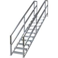 SmartStairs™ 11-16 Steps Modular Construction Stair System, 120" H x MP921 | Kelford