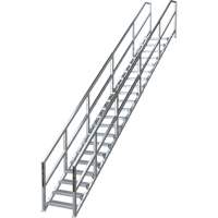 SmartStairs™ 17-21 Steps Modular Construction Stair System, 157-1/2" H x MP922 | Kelford
