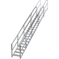 SmartStairs™ 17-21 Steps Modular Construction Stair System, 157-1/2" H x MP922 | Kelford