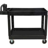 Utility Cart, 2 Tiers, 25-5/8" x 33-1/2" x 43-3/4", 550 lbs. Capacity Kelford