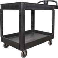 Utility Cart, 2 Tiers, 25-5/8" x 33-1/2" x 43-3/4", 550 lbs. Capacity Kelford