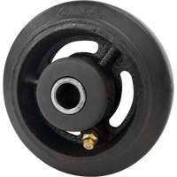 Mold-On Rubber Wheel, 4" (102 mm) Dia. x 1-1/2" (38 mm) W, 350 lbs. (158 kg.) Capacity Kelford