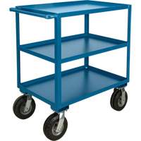 Outdoor Shelf Cart, 3 Tiers, 18" W x 39" H x 33" D, 1200 lbs. Capacity Kelford