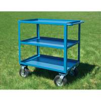 Outdoor Shelf Cart, 3 Tiers, 18" W x 39" H x 33" D, 1200 lbs. Capacity Kelford