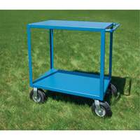Outdoor Shelf Cart, 2 Tiers, 18" W x 39" H x 33" D, 1200 lbs. Capacity Kelford