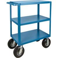 Outdoor Shelf Cart, 3 Tiers, 18" W x 39" H x 33" D, 1200 lbs. Capacity Kelford