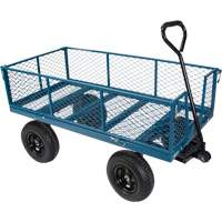 Wagon avec c&ocirc;t&eacute;s rabattables, 24" la x 48" la x Capacit&eacute; 800 lb Kelford